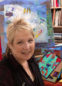 Bella Green in her studio