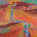 Blue road