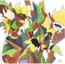 Sunflowers & Leaves