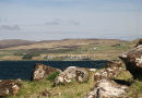 Stein and Lochbay township from the shore at Bay