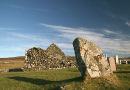 The Trial Stone, if you can put your finger in the hole, blinfolded, you're innocent. If not,  Hangman's Knoll is not far away.............
