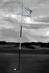 Almost, St. Andrews (black and white)
