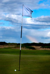 Almost, St. Andrews, Old Course, Scotland (color)