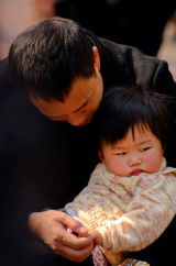 Father and Child, Shanghai, China