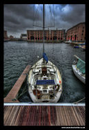 Boat on the Albert Dock Liverpool