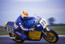 Jamie Hitter, 750cc Suzuki, Snetterton, 1987