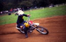 Fluff Brown, 250cc AJS, Theale, 1994