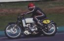 Sammy Miller, AJS 4 cylinder Supercharged, Brands Hatch, 1994