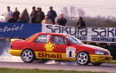 Rob Gravett, 2000cc Ford Sapphire, Snetterton, 1991