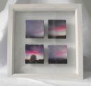 Photos printed on fabric, white-washed wooden frame, 20x20cms (8x8inch), £26.00, other sizes available